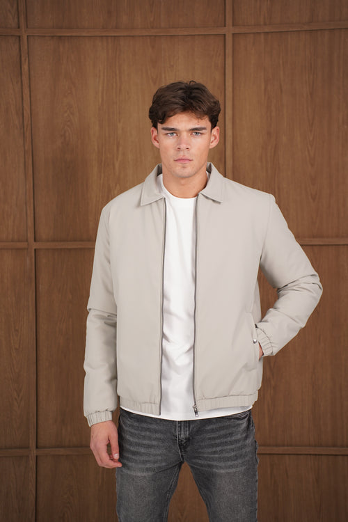 Capo Padded Collar Jacket - Taupe
