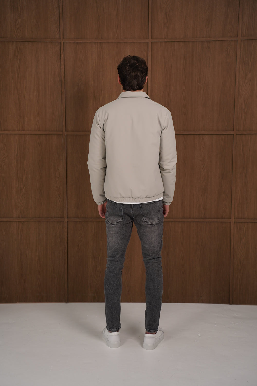 Capo Padded Collar Jacket - Taupe