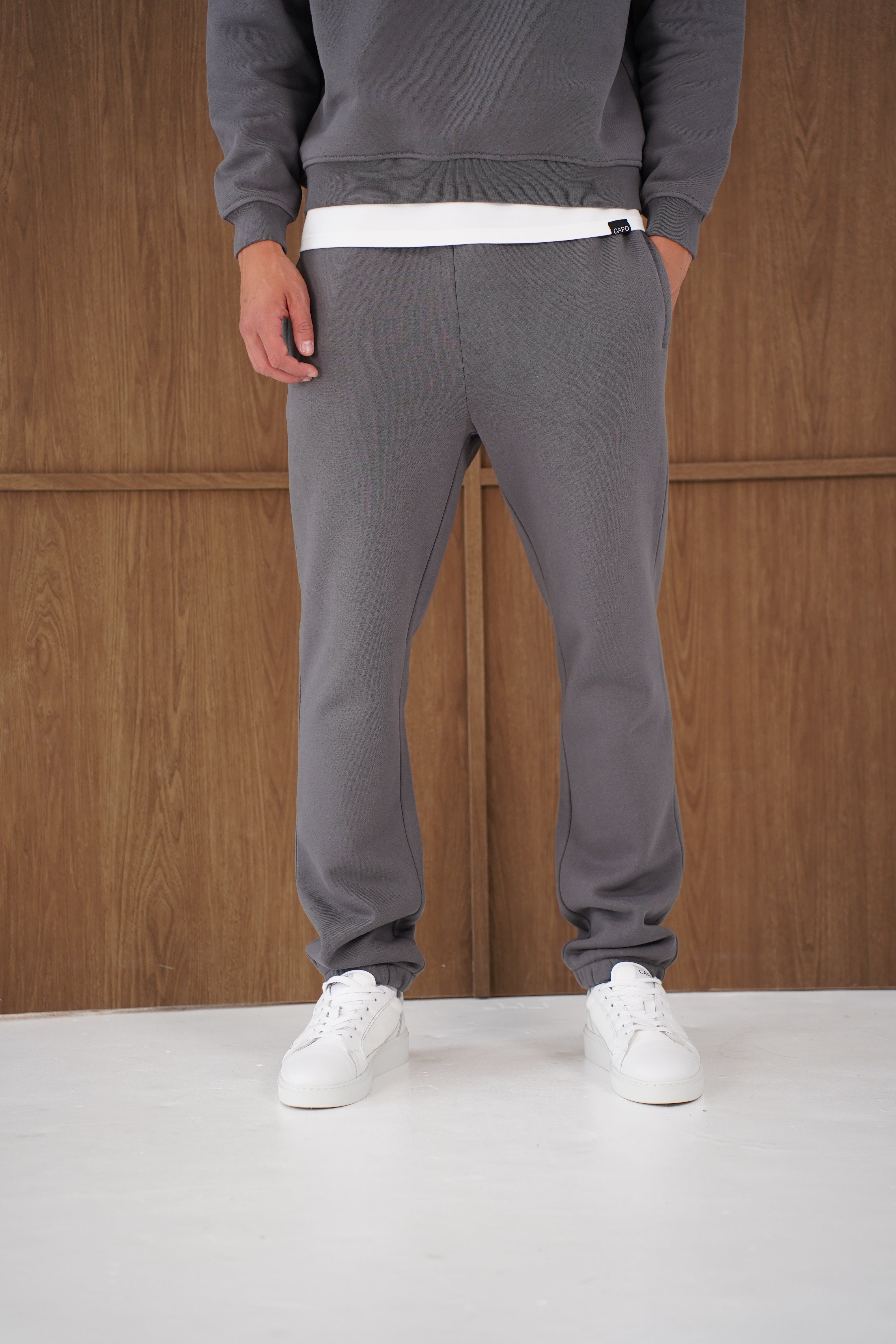 Capo Heavyweight Cuffed Pant - Charcoal