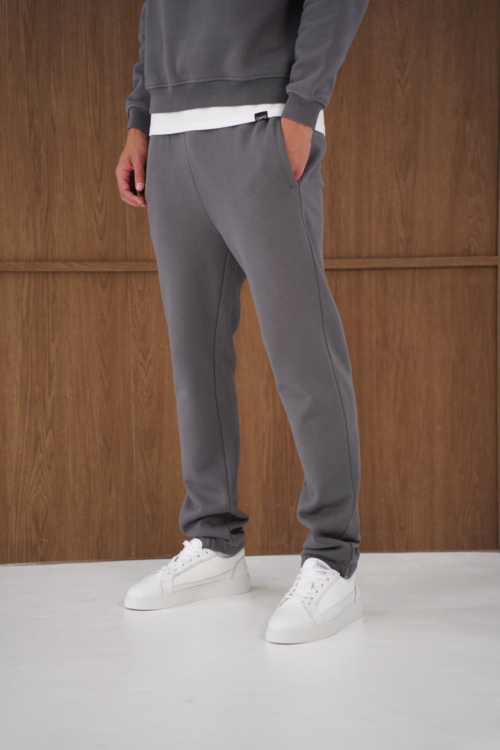 Capo Heavyweight Cuffed Pant - Charcoal