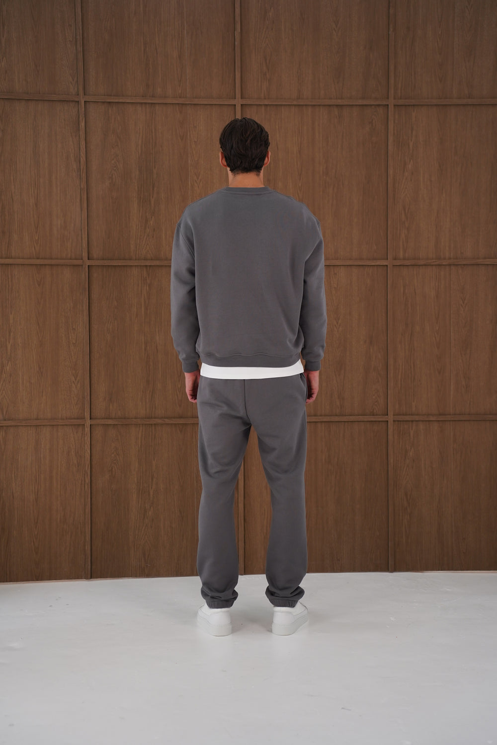 Capo Heavyweight Crew Neck Sweater - Charcoal