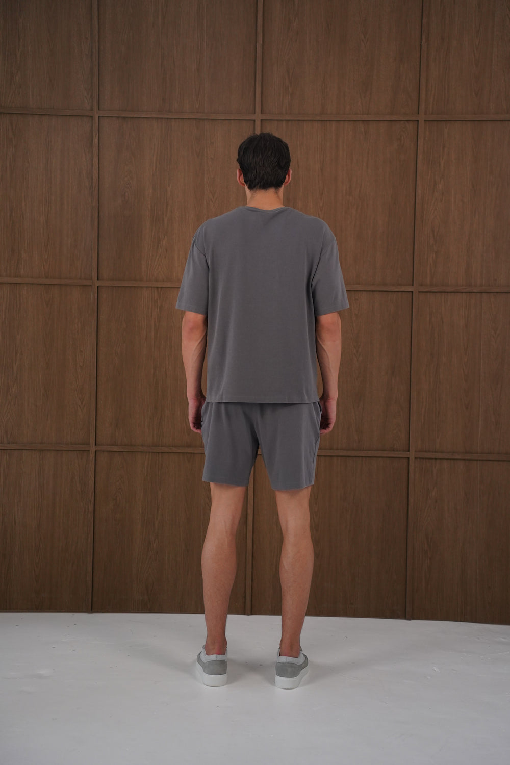 Capo Veluro Washed T-Shirt - Light Grey