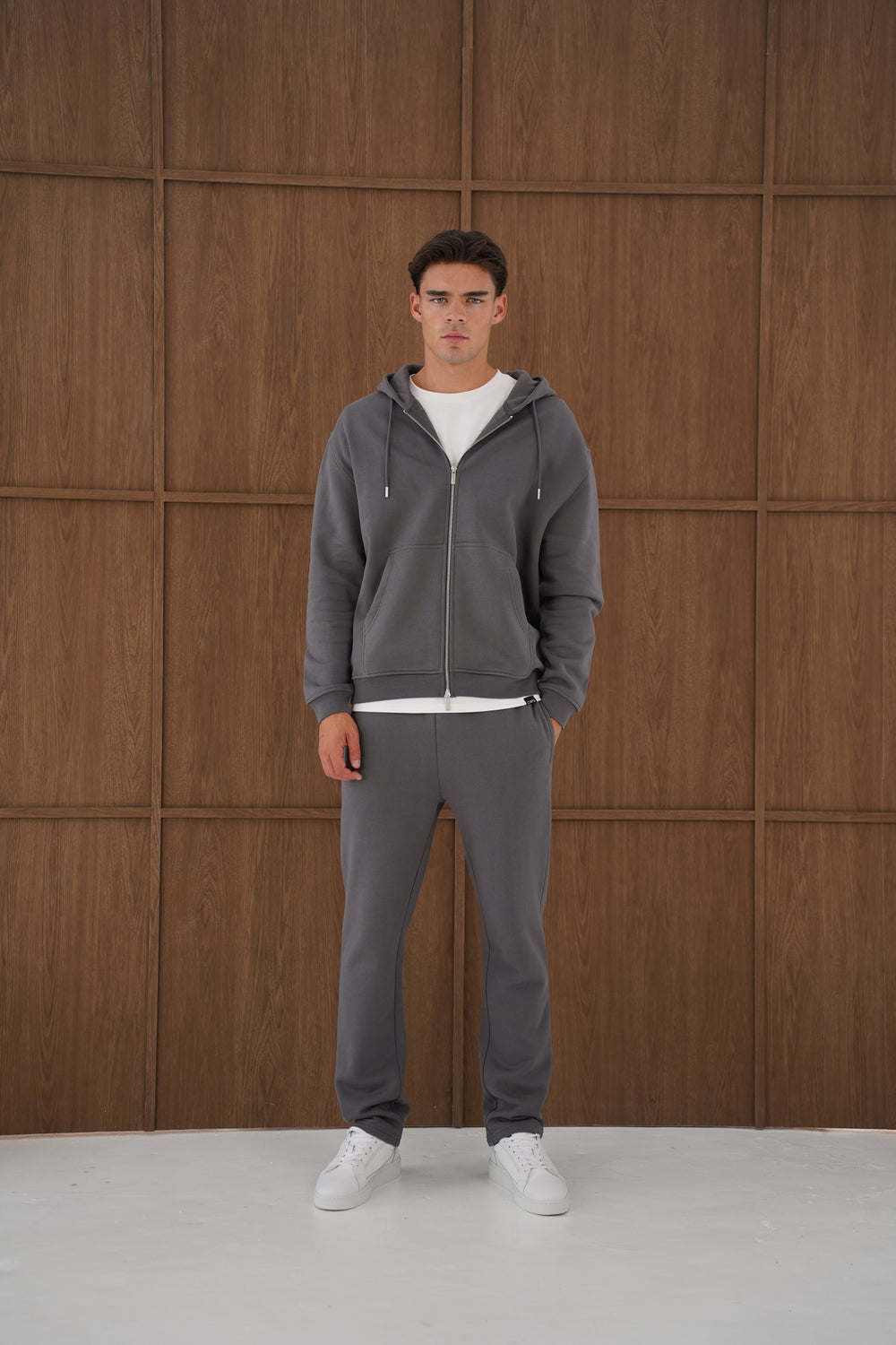Capo Heavyweight Full Zip Hoodie - Charcoal