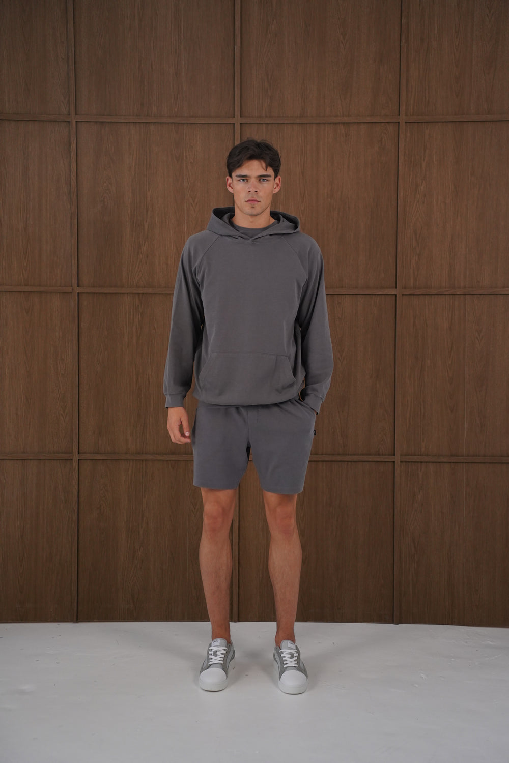 Capo Veluro Washed Hoodie - Light Grey