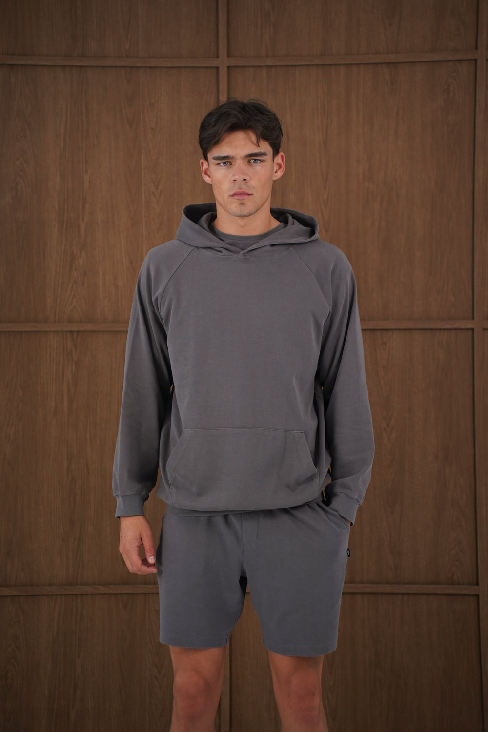 Capo Veluro Washed Hoodie - Light Grey
