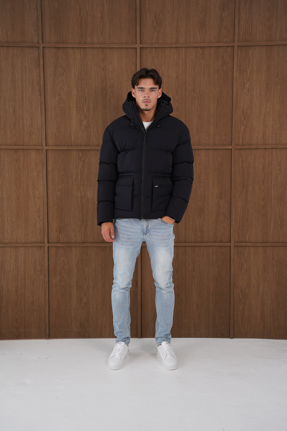 Capo Puffer Coat - Black