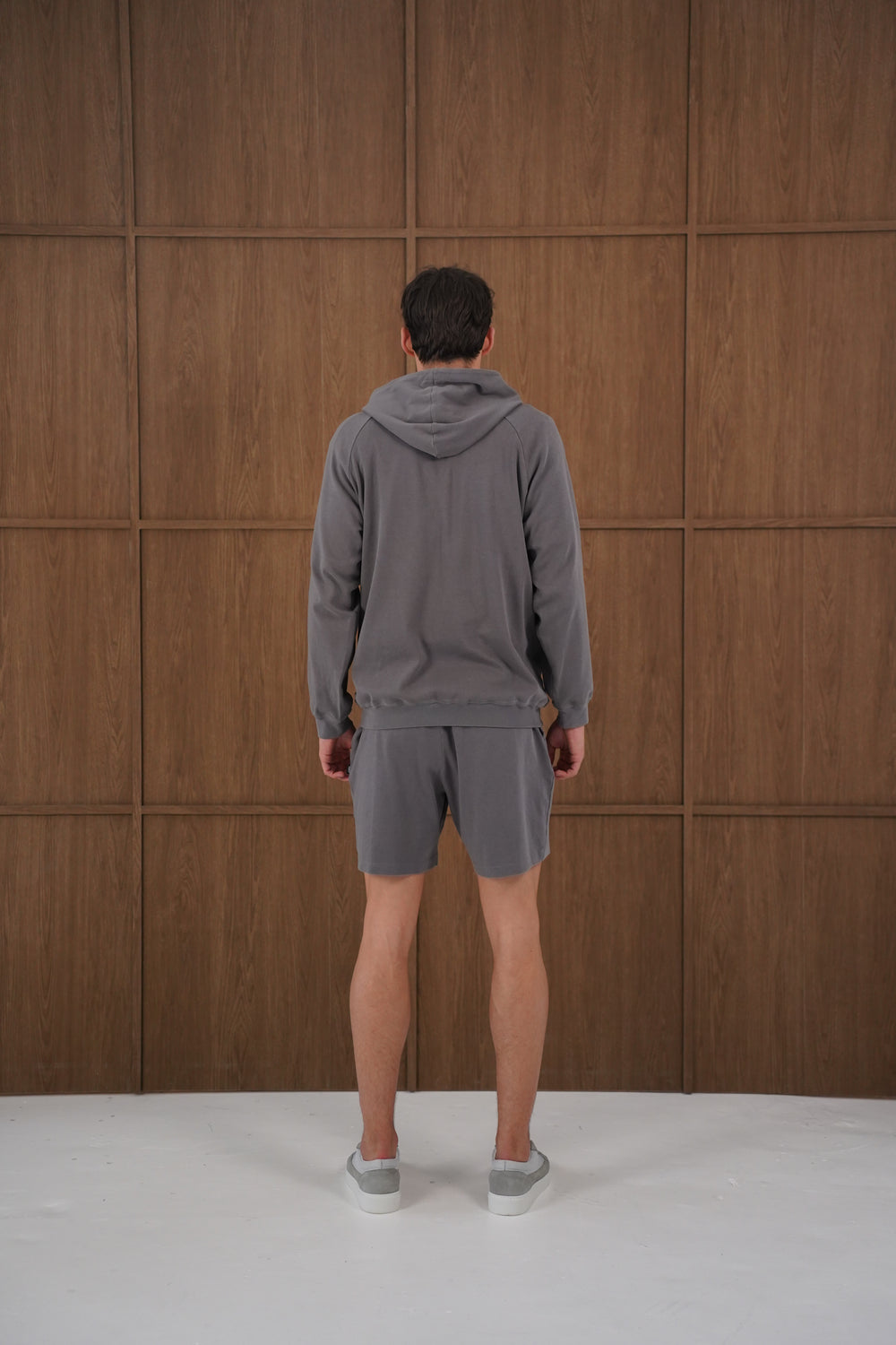 Capo Veluro Washed Hoodie - Light Grey
