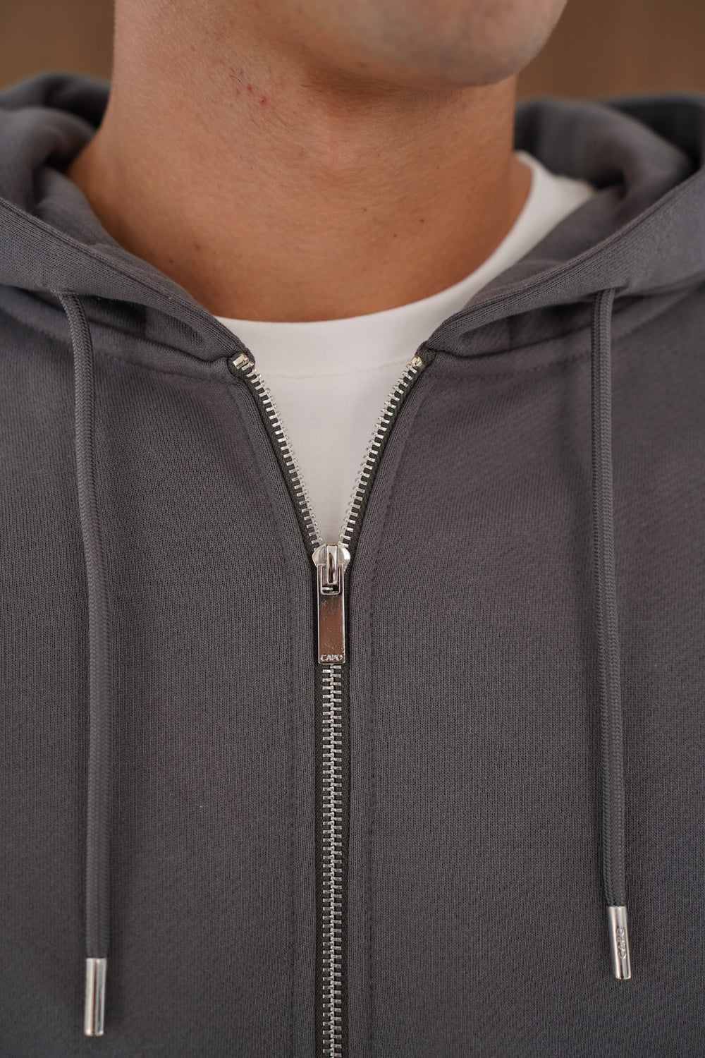 Capo Heavyweight Full Zip Hoodie - Charcoal