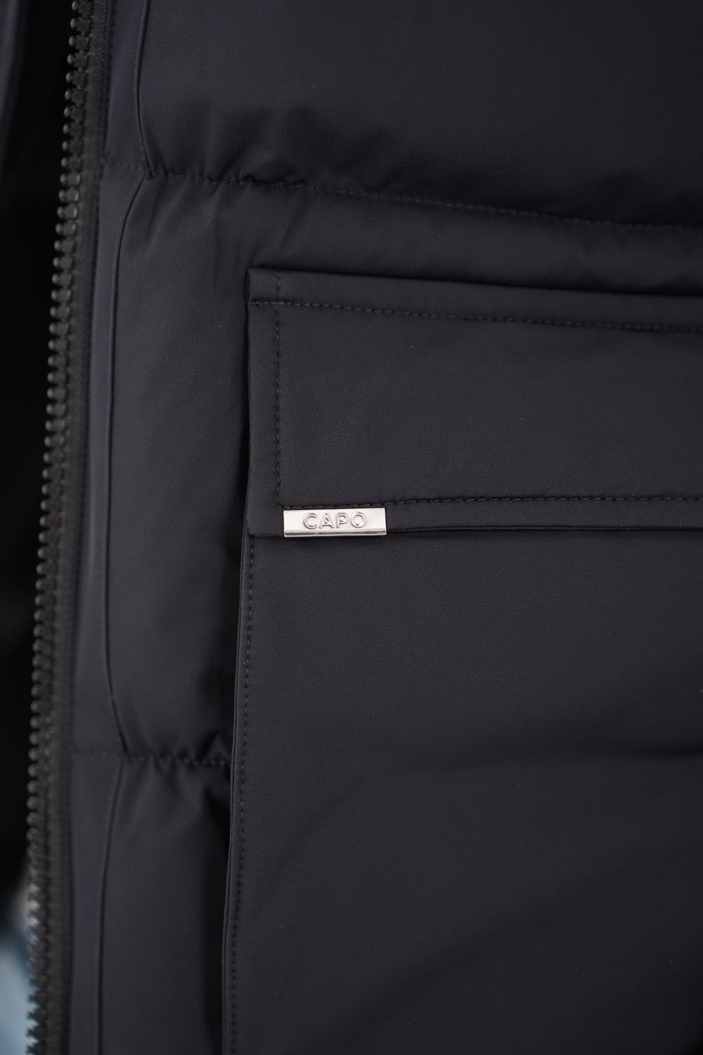 Capo Puffer Coat - Black