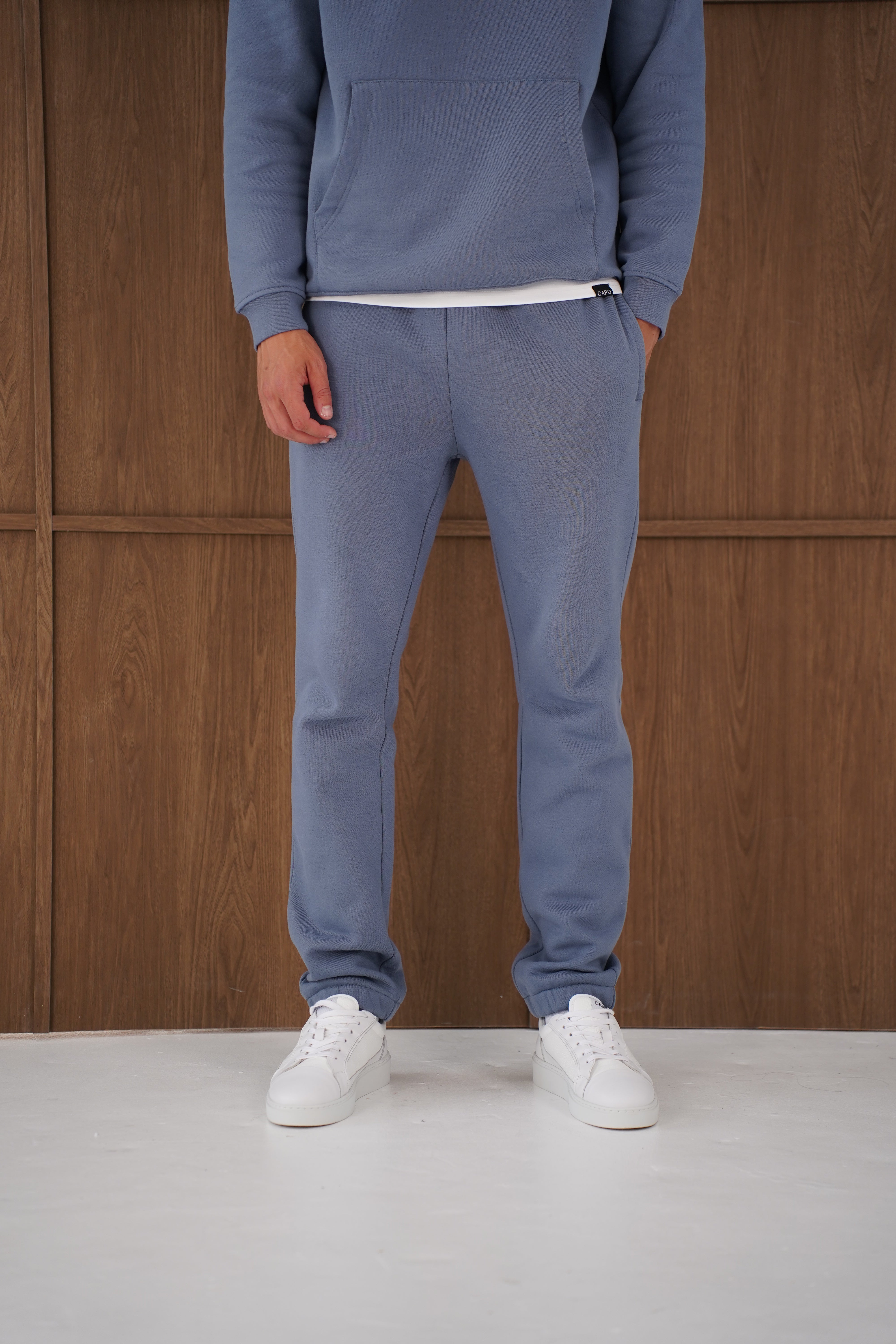Capo Heavyweight Cuffed Pant - Slate Blue