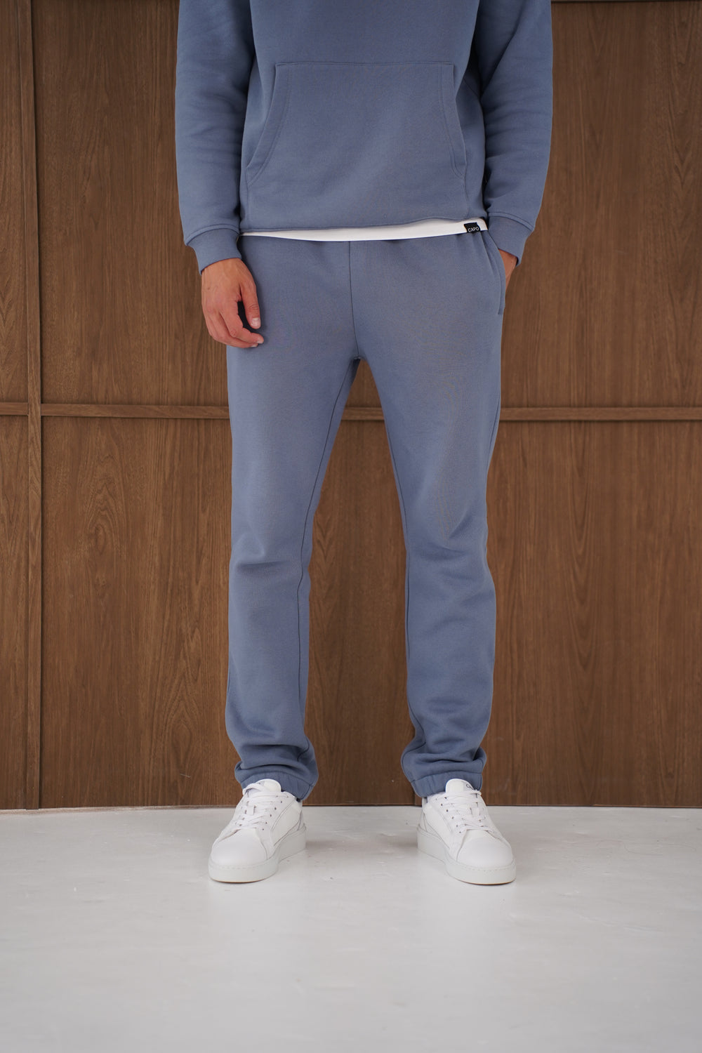 Capo Heavyweight Cuffed Pant - Slate Blue
