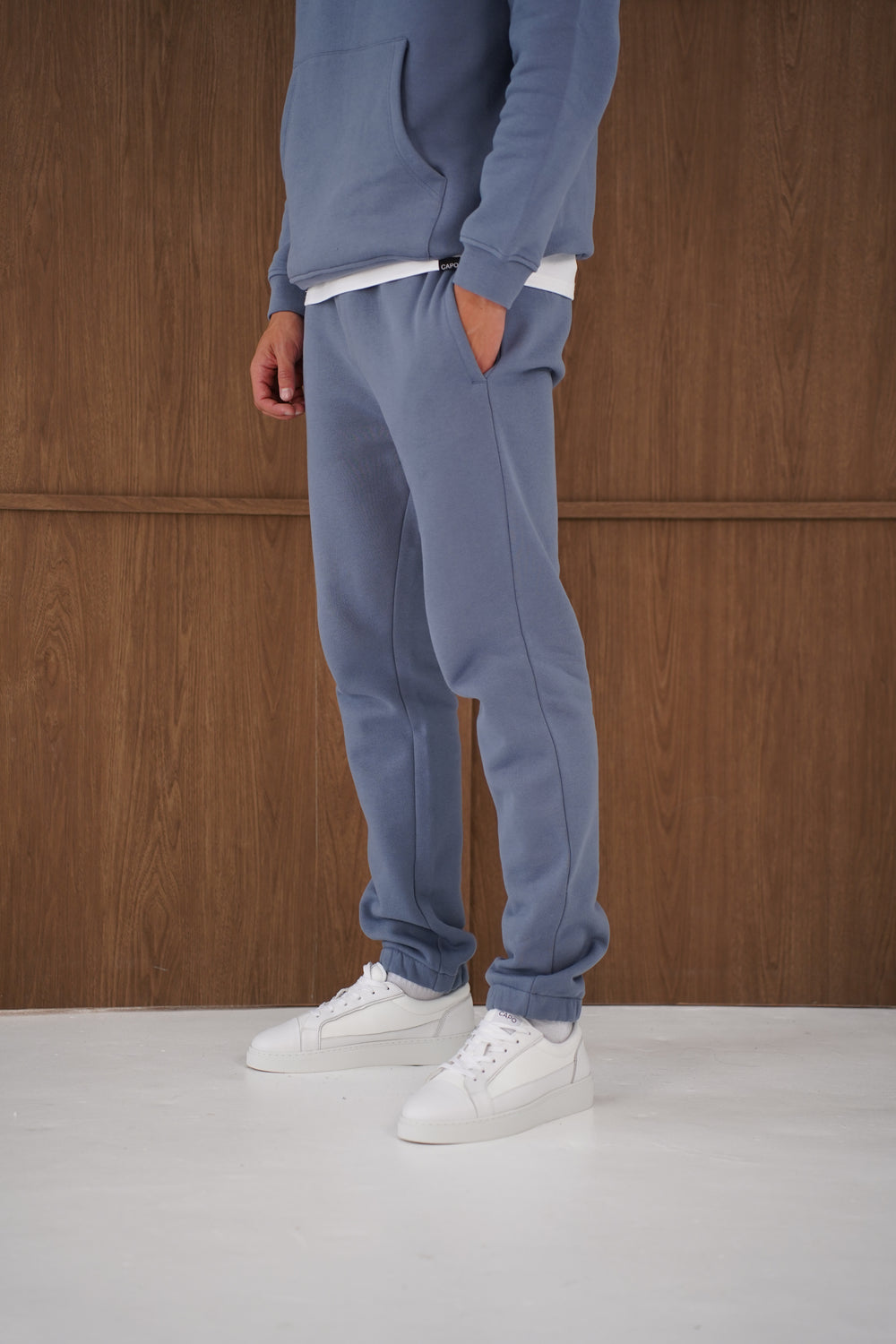 Capo Heavyweight Cuffed Pant - Slate Blue