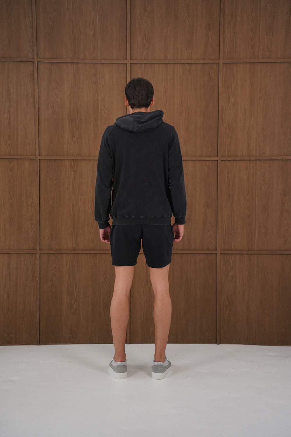 Capo Veluro Washed Hoodie - Black