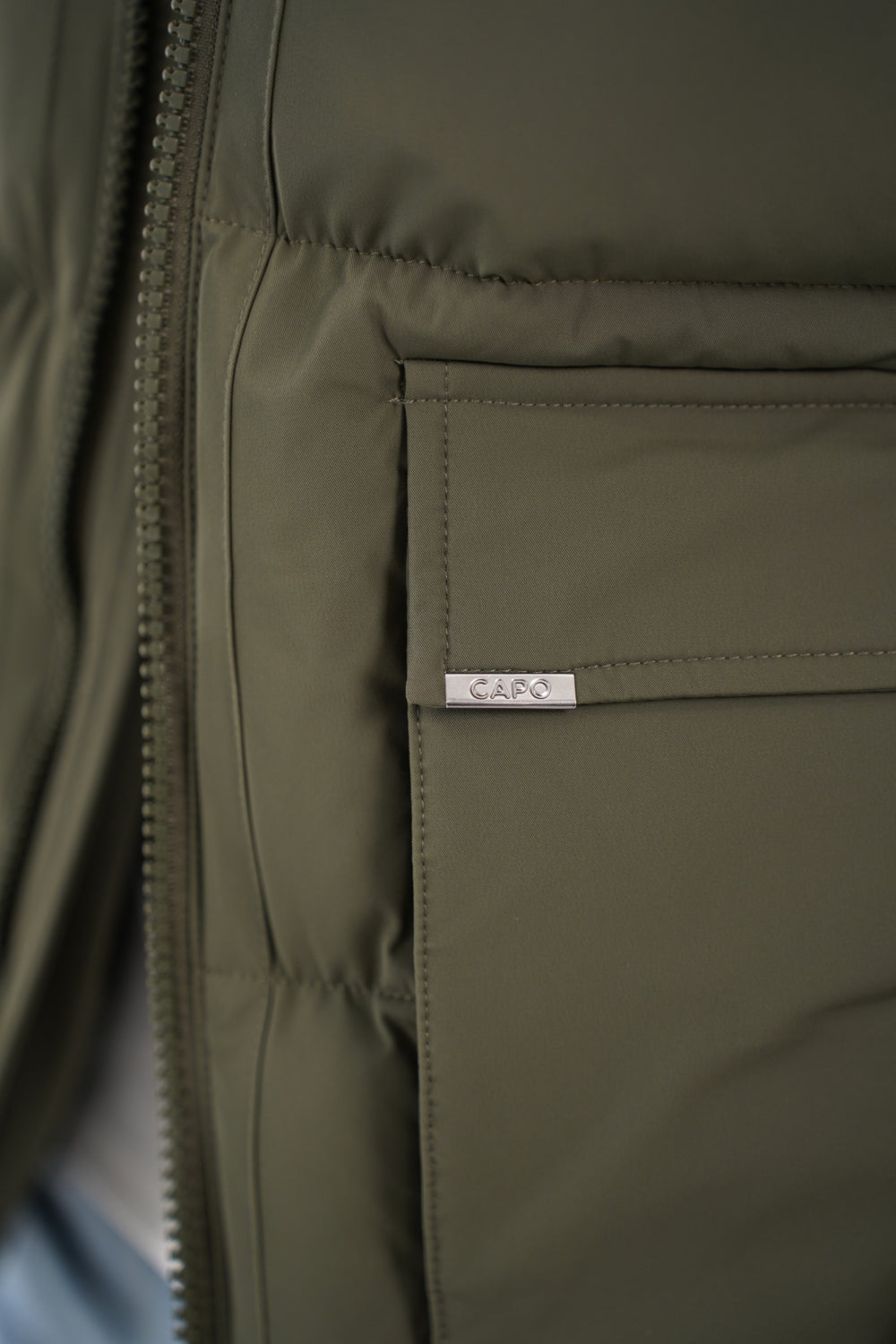 Capo Puffer Coat - Khaki