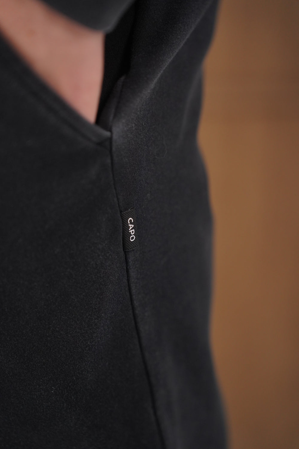 Capo Veluro Washed Joggers - Black