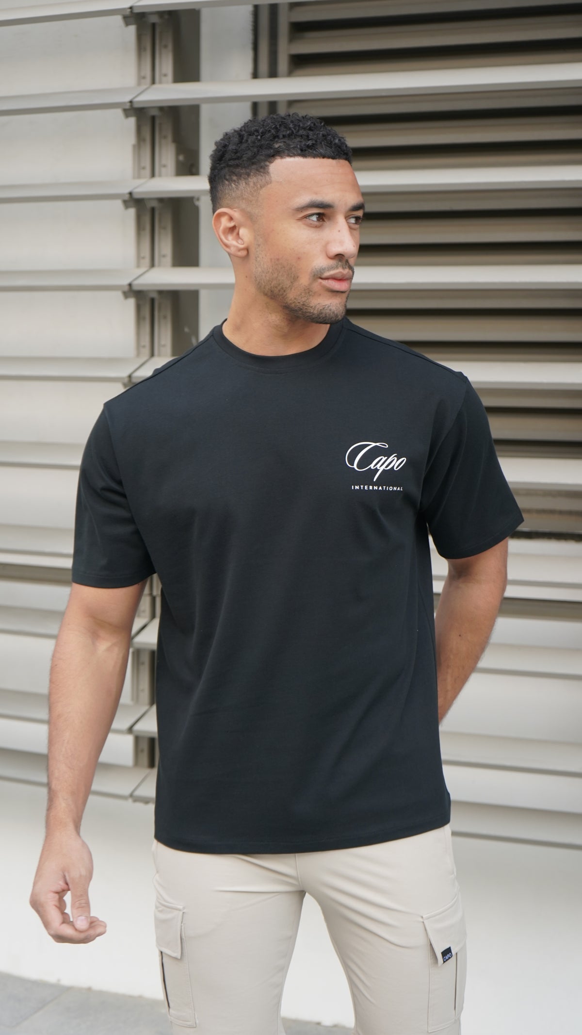 Capo International T-Shirt - Black/White