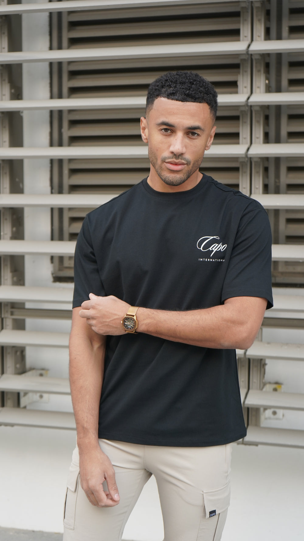 Capo International T-Shirt - Black/White