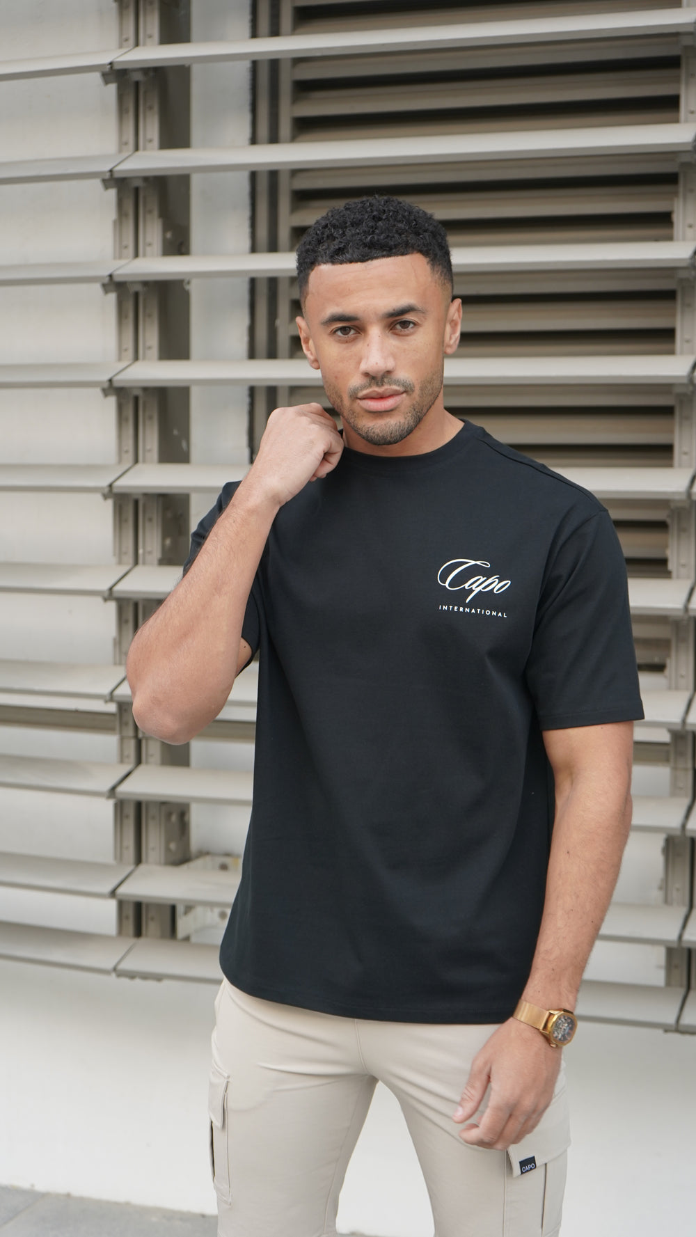 Capo International T-Shirt - Black/White