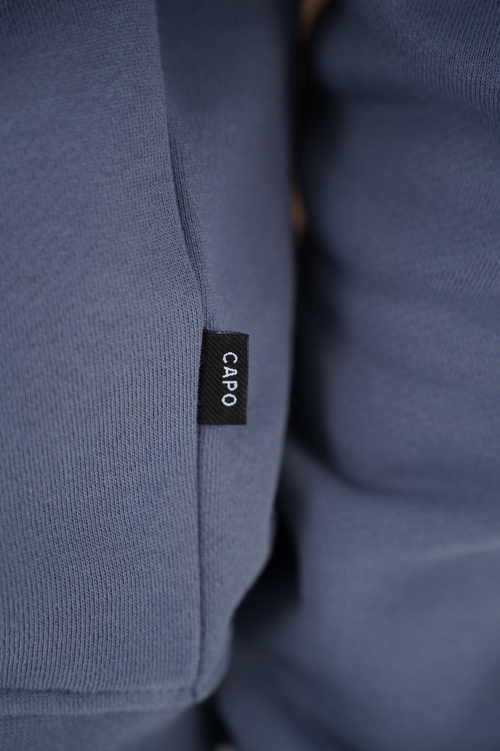 Capo Heavyweight Crew Neck Sweater - Slate Blue