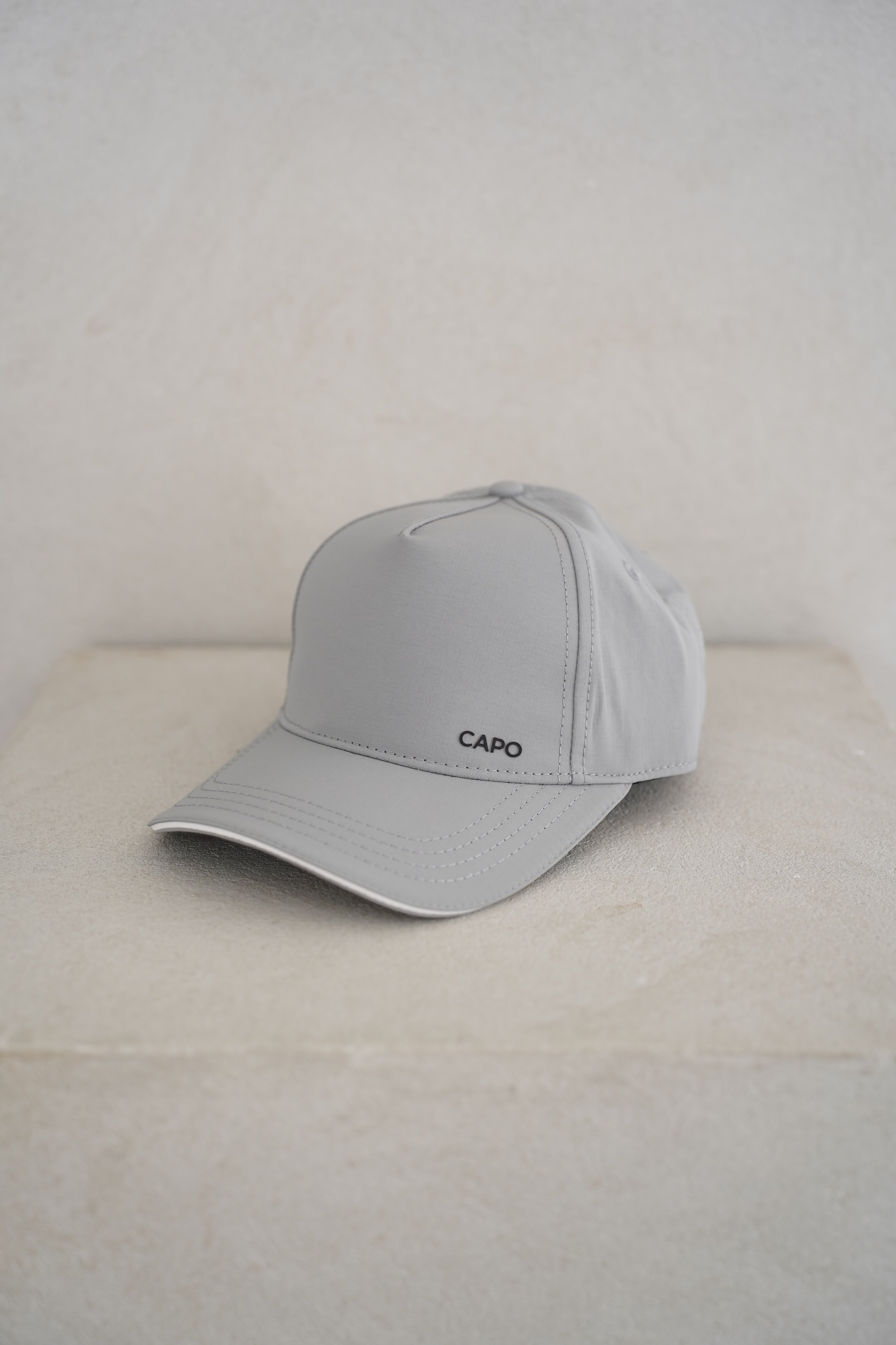 Capo Ripstop Baseball Hat - Grey