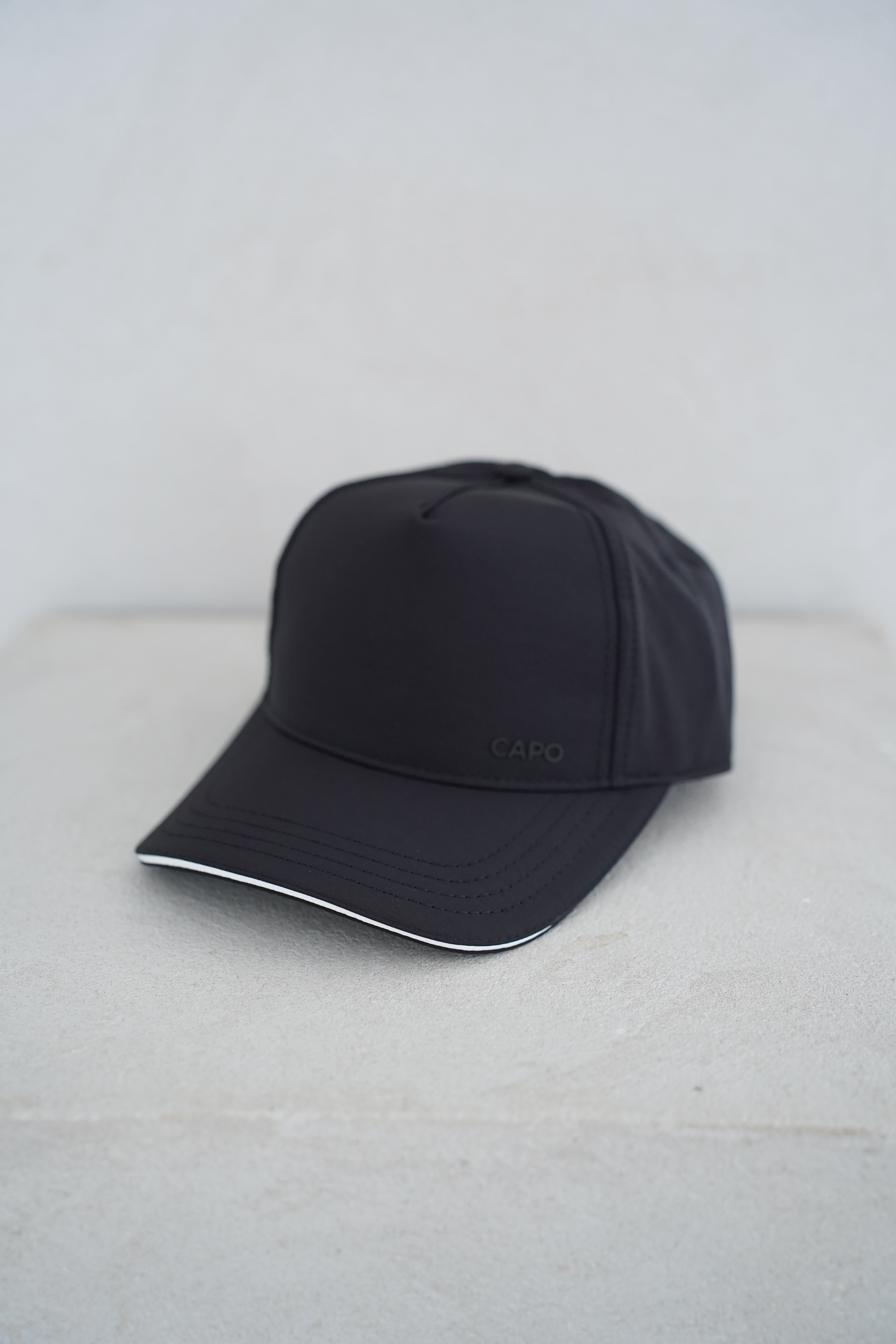 Capo Ripstop Baseball Hat - Black