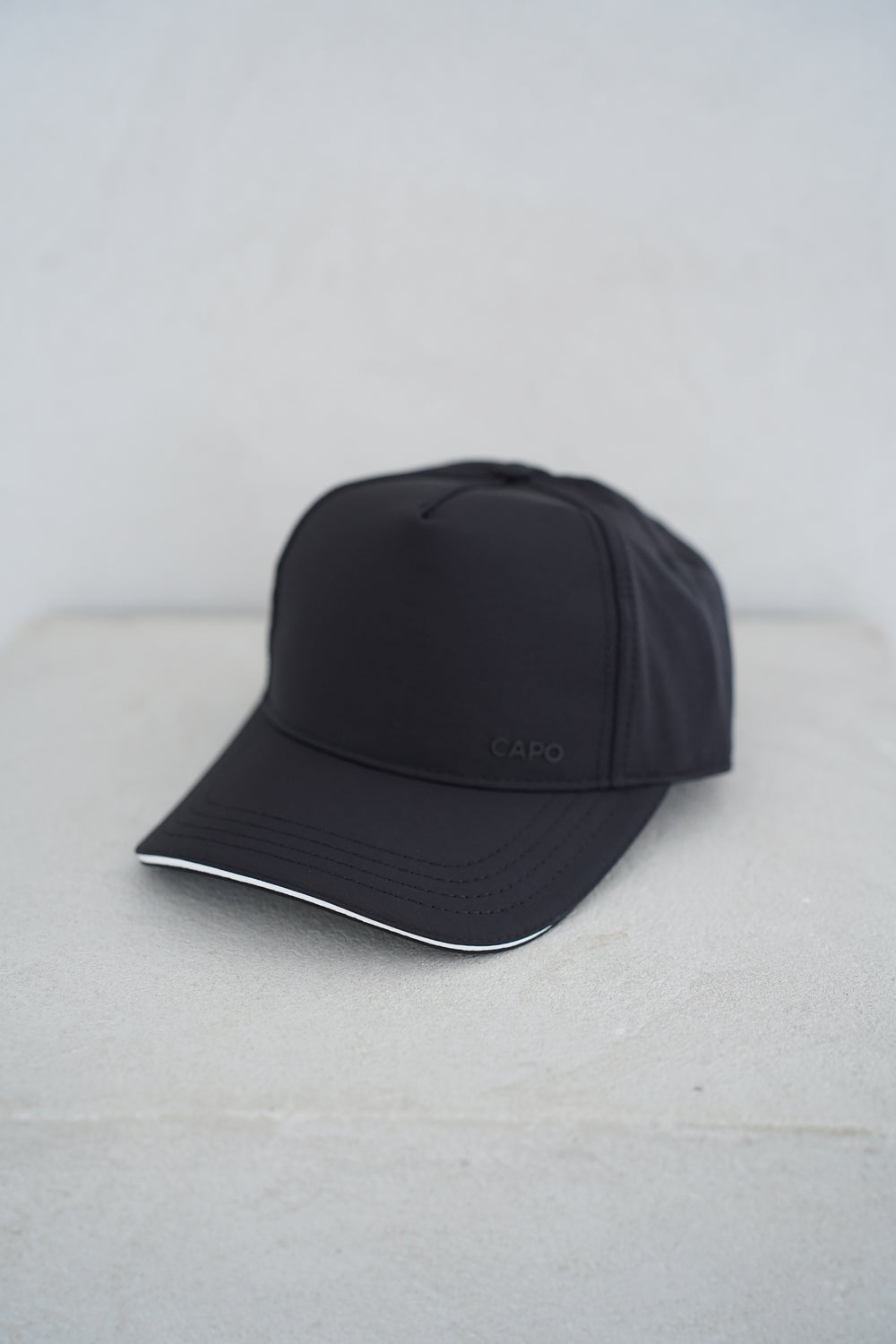 Capo Ripstop Baseball Hat - Black