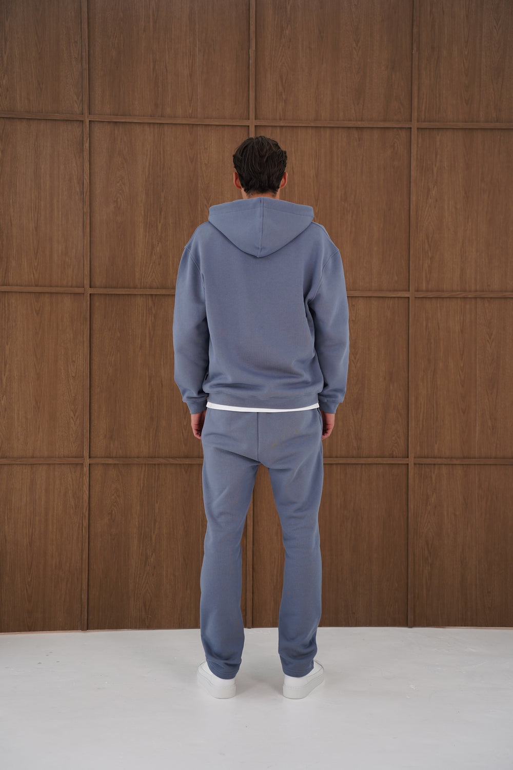 Capo Heavyweight Full Zip Hoodie - Slate Blue