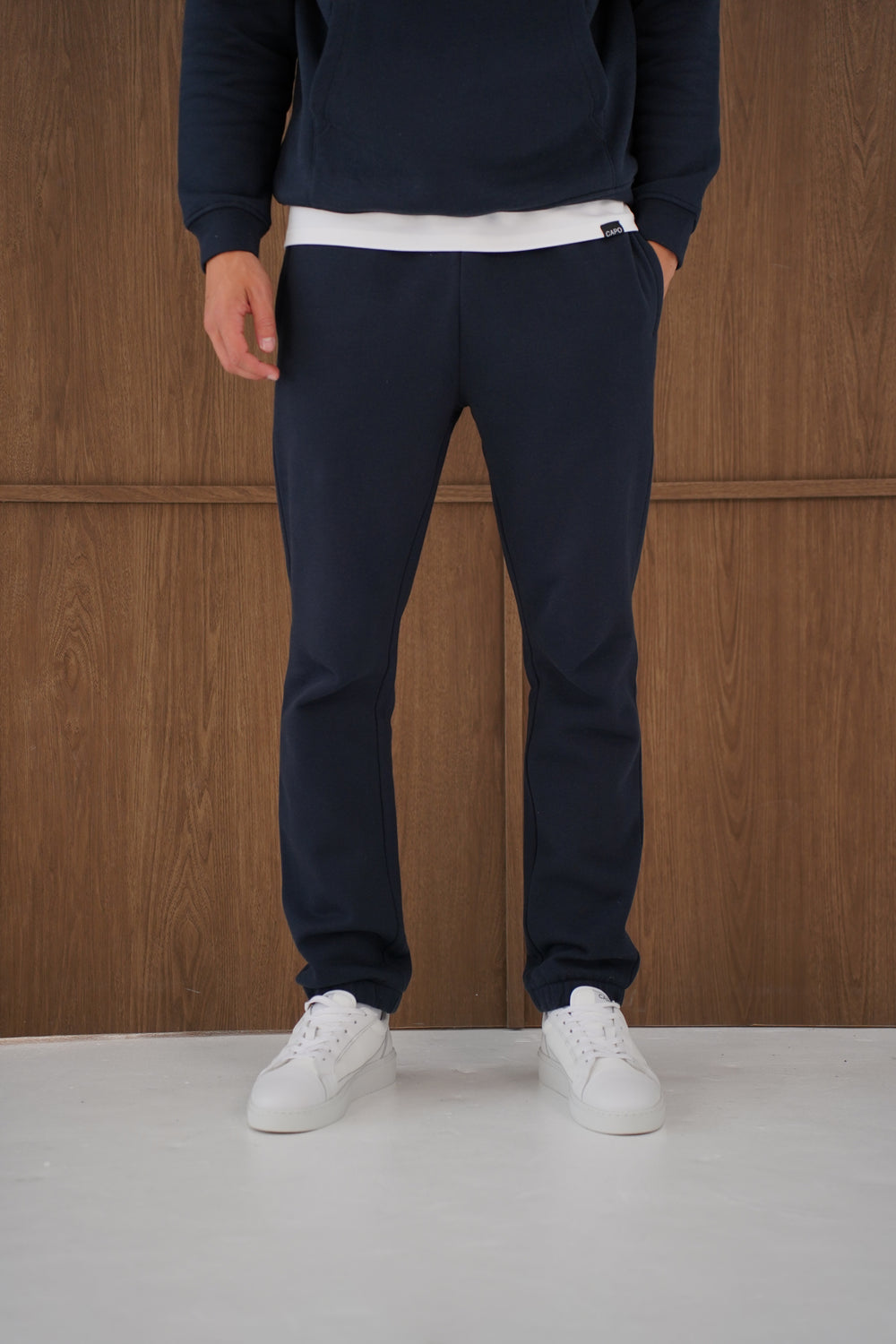 Capo Heavyweight Cuffed Pant - Navy
