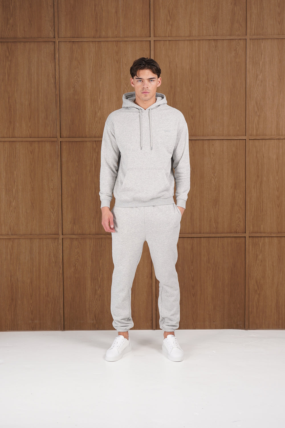 Capo Tracksuit Overhead Hoodie - Grey Marl