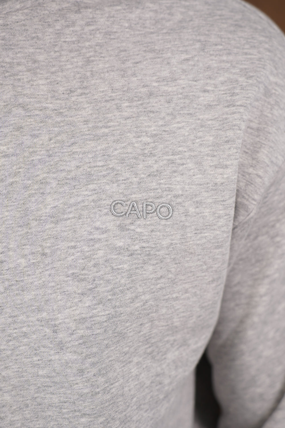 Capo Tracksuit Overhead Hoodie - Grey Marl