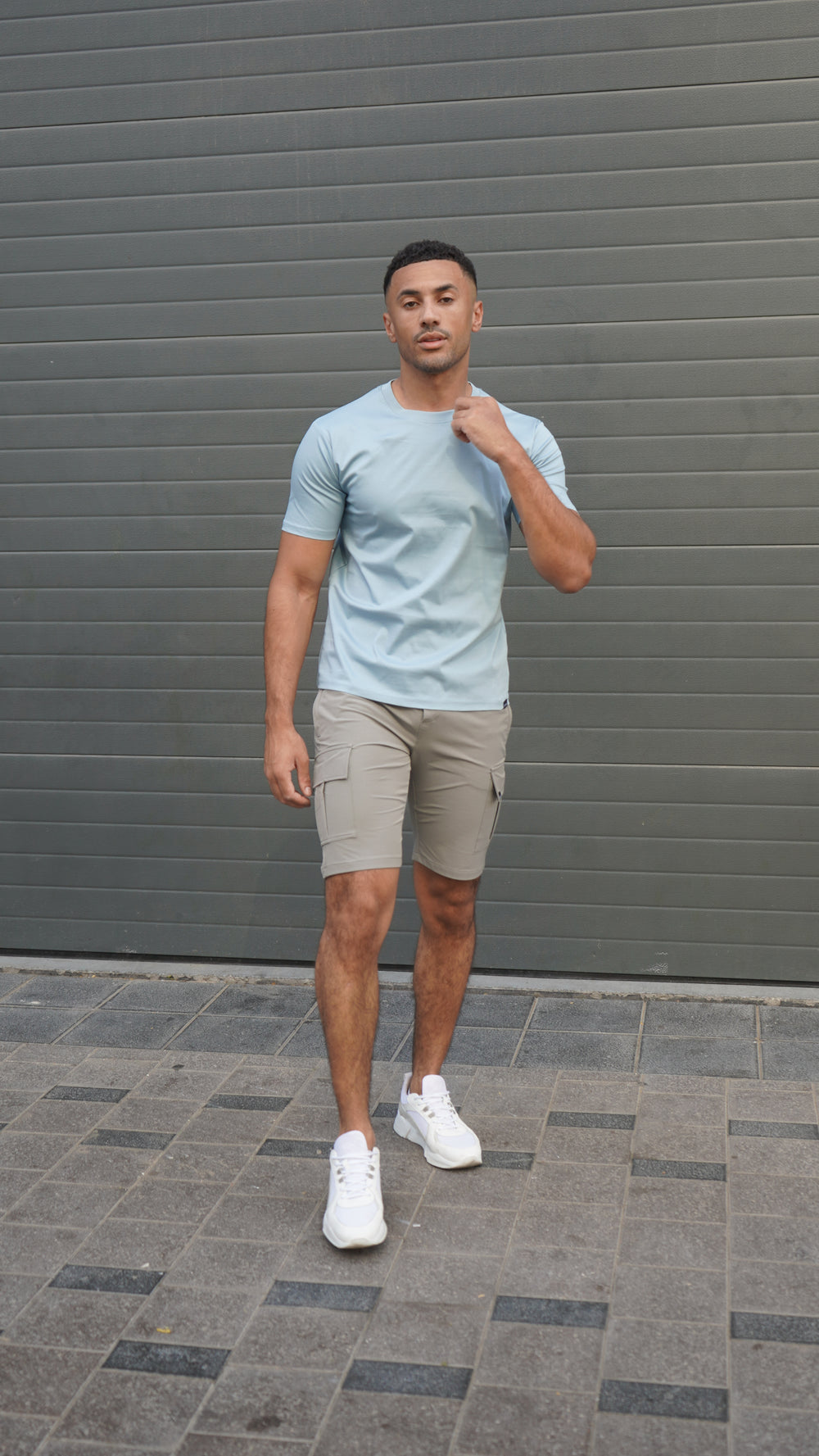 Capo MERCERISED T-Shirt - Pale Blue