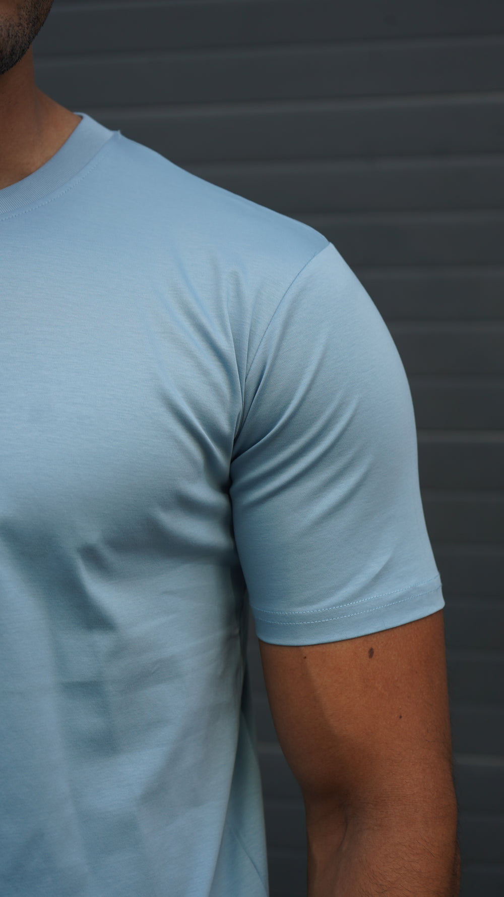 Capo MERCERISED T-Shirt - Pale Blue