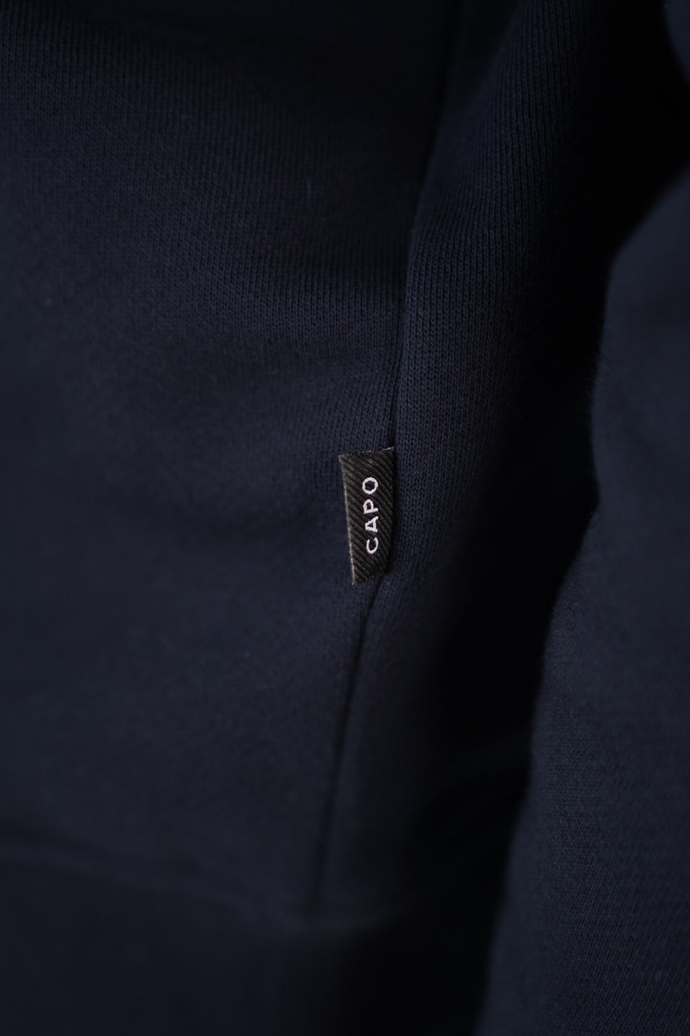 Capo Heavyweight Crew Neck Sweater - Navy