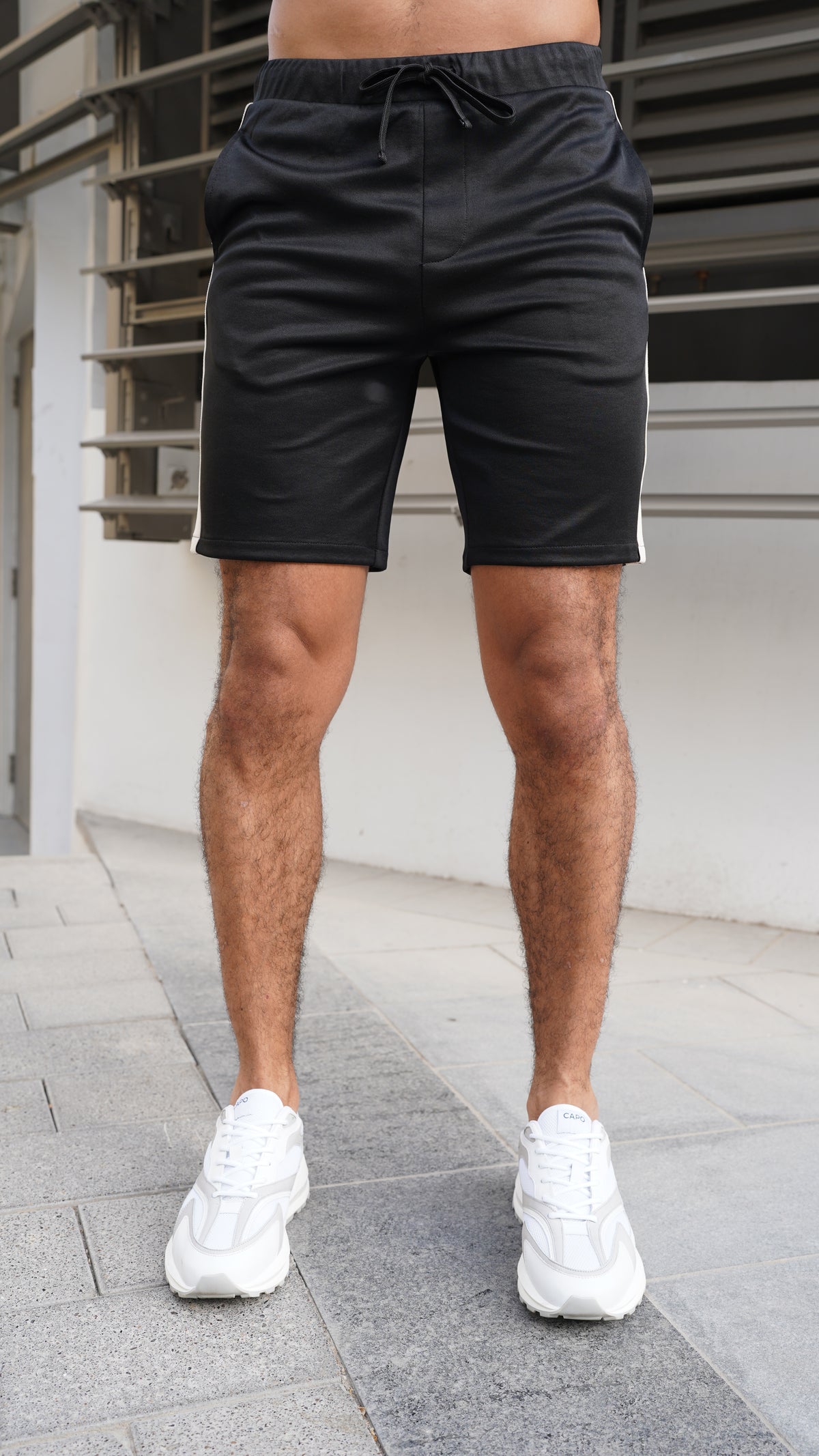 Capo Tape Track Shorts - Black