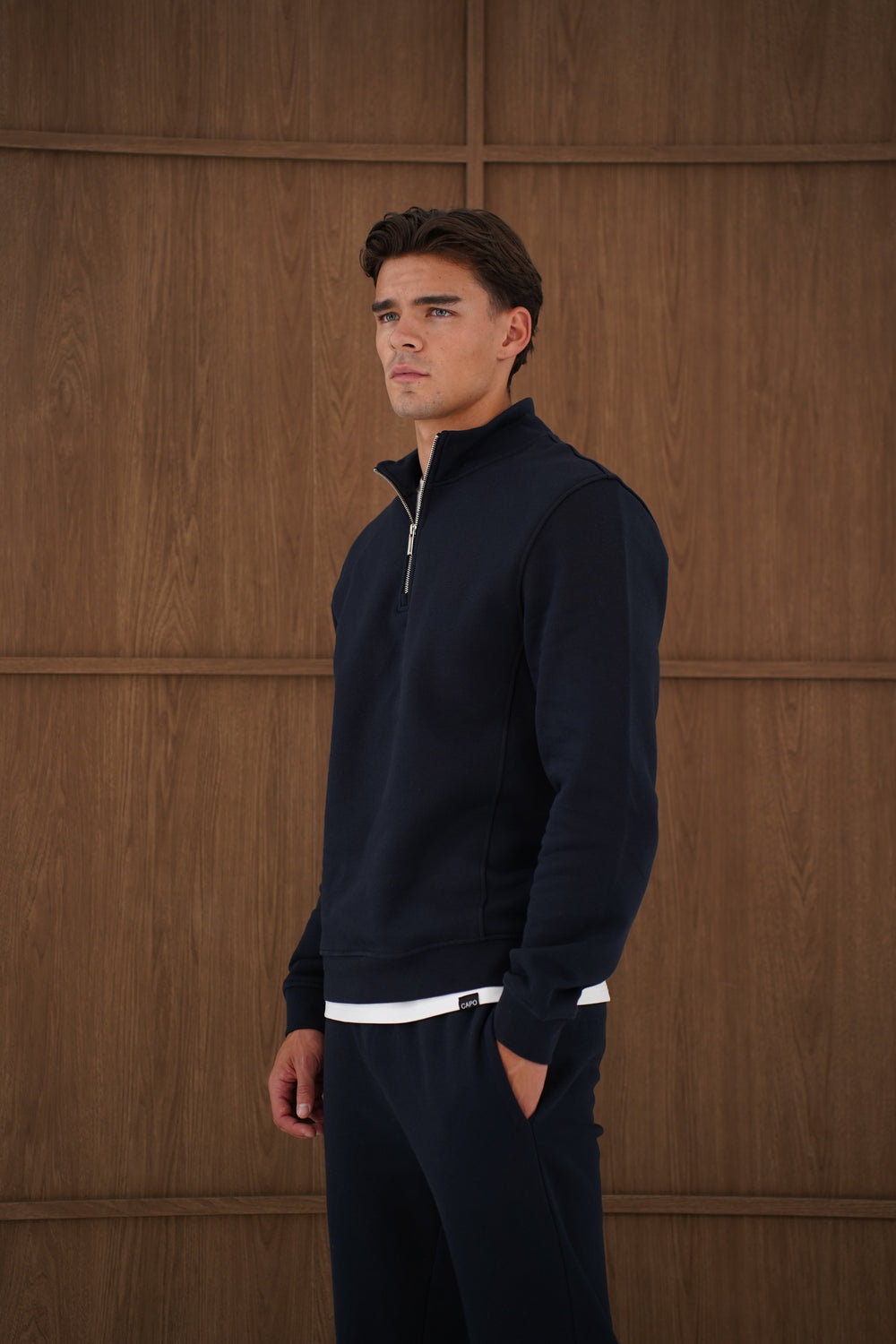 Capo Heavyweight Full Zip Hoodie - Navy