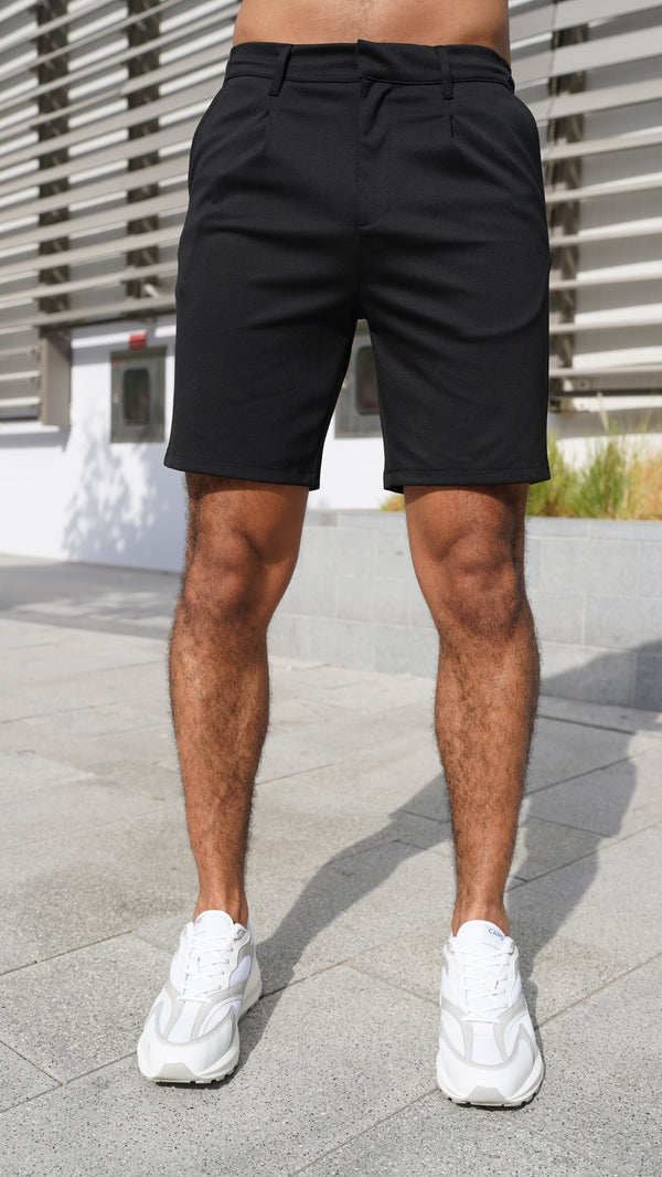 Capo Interlock Shorts - Black