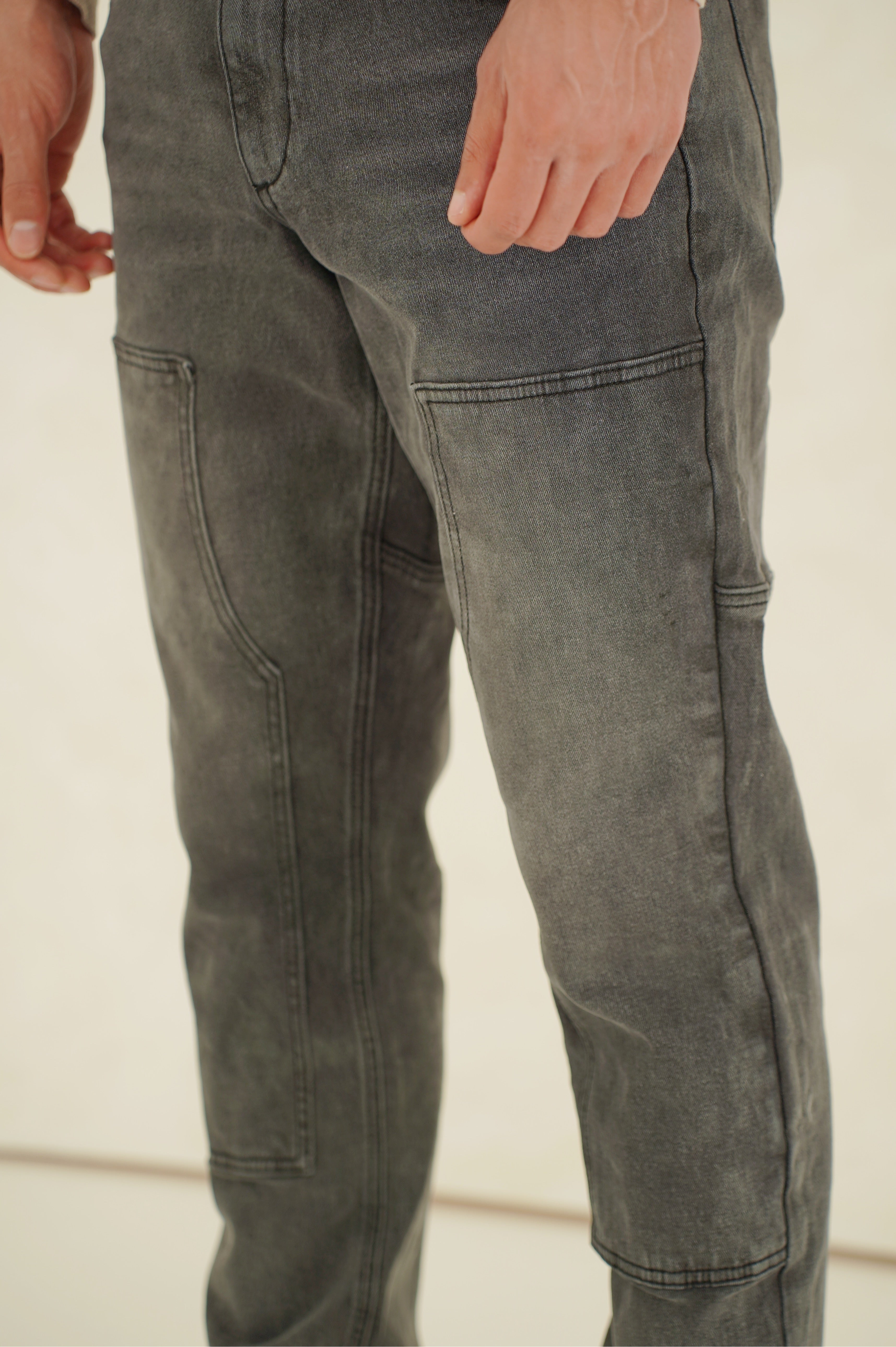 Capo Carpenter Denim Jeans - Washed Black
