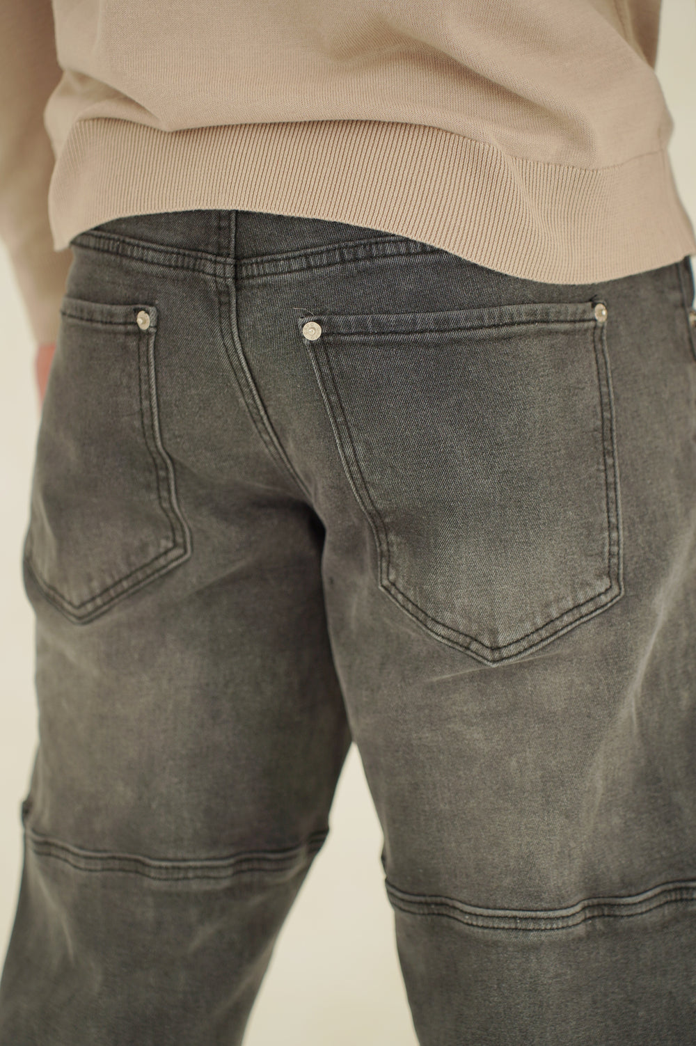 Capo Carpenter Denim Jeans - Washed Black