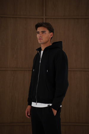 Capo Heavyweight Full Zip Hoodie - Black