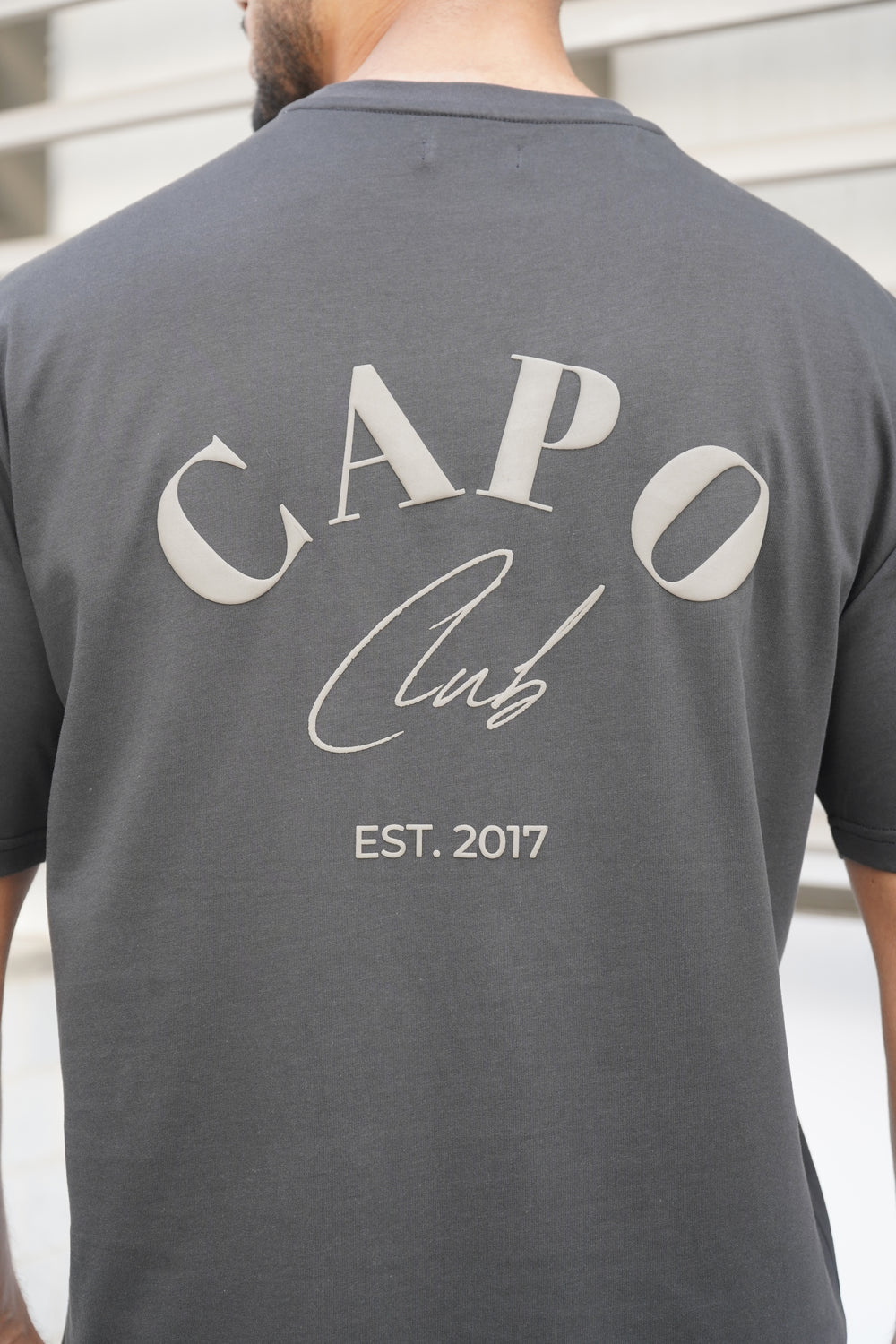 Capo Beach Club T-Shirt - Charcoal