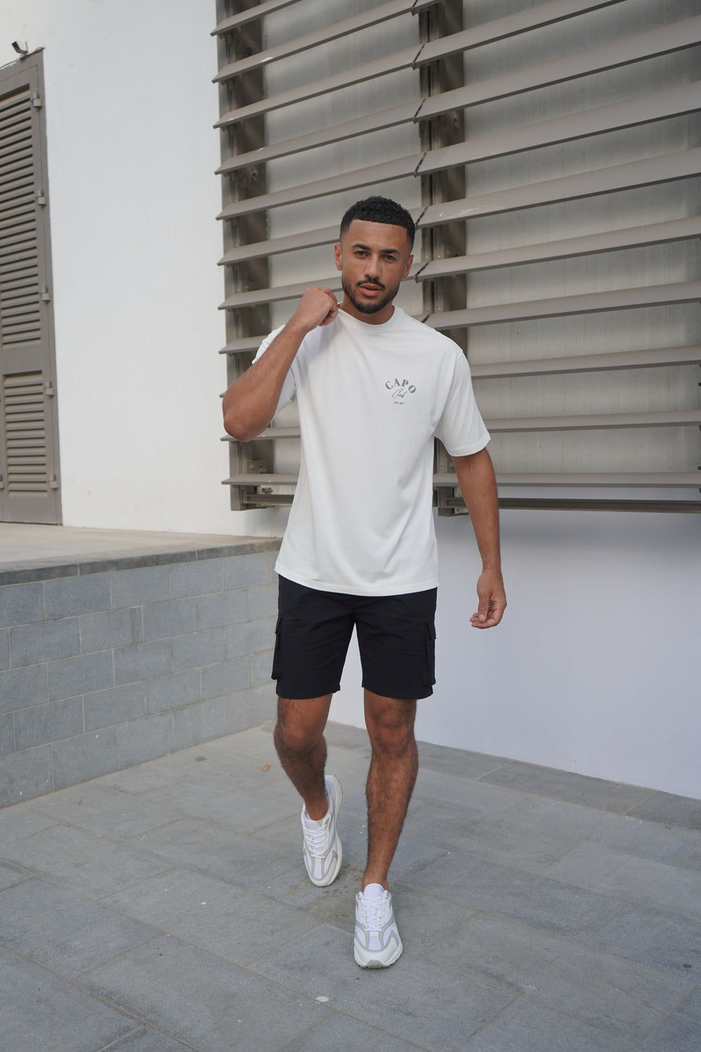 Capo Beach Club T-Shirt - White/Slate