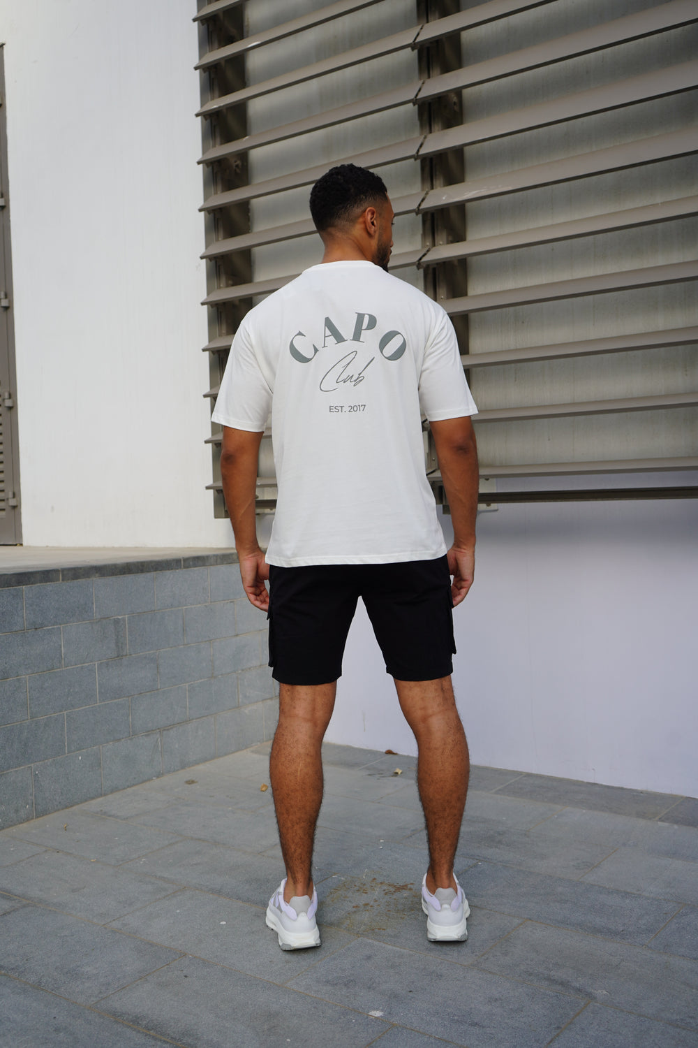 Capo Beach Club T-Shirt - White/Slate