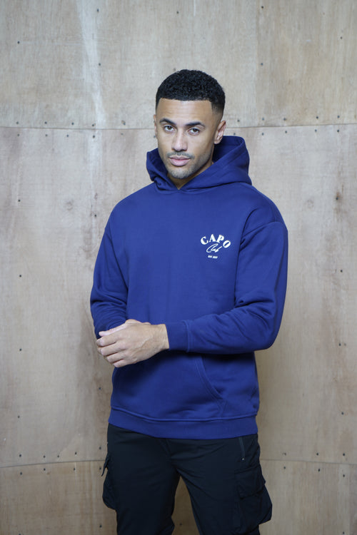 Capo Club Relaxed Hoodie - Navy