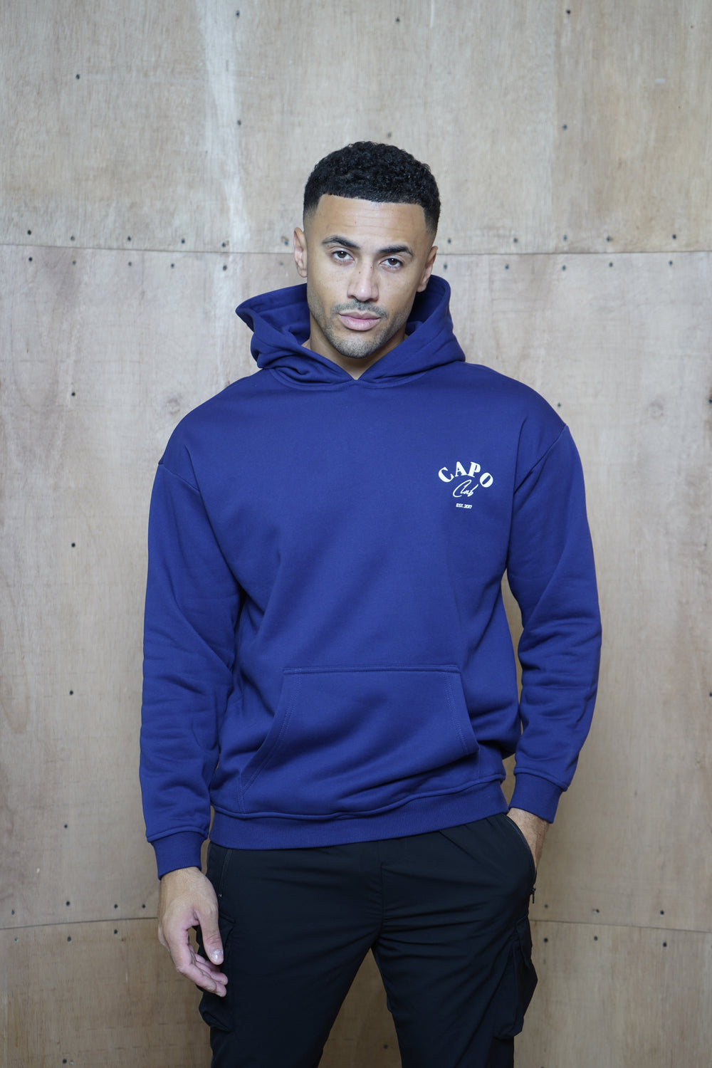 Capo Club Relaxed Hoodie - Navy