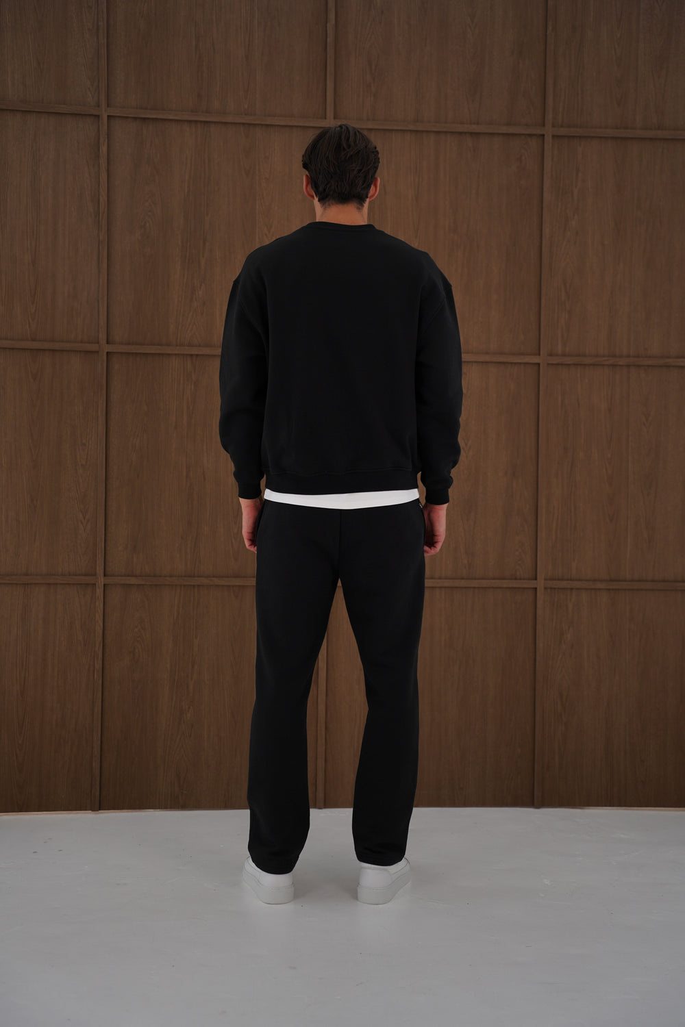 Capo Heavyweight Crew Neck Sweater - Black