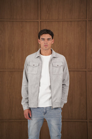 Capo SUEDE Jacket - Grey