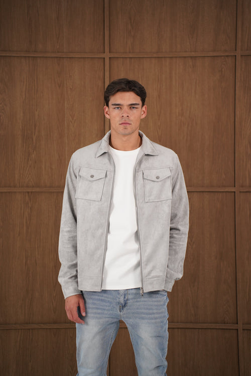 Capo SUEDE Jacket - Grey