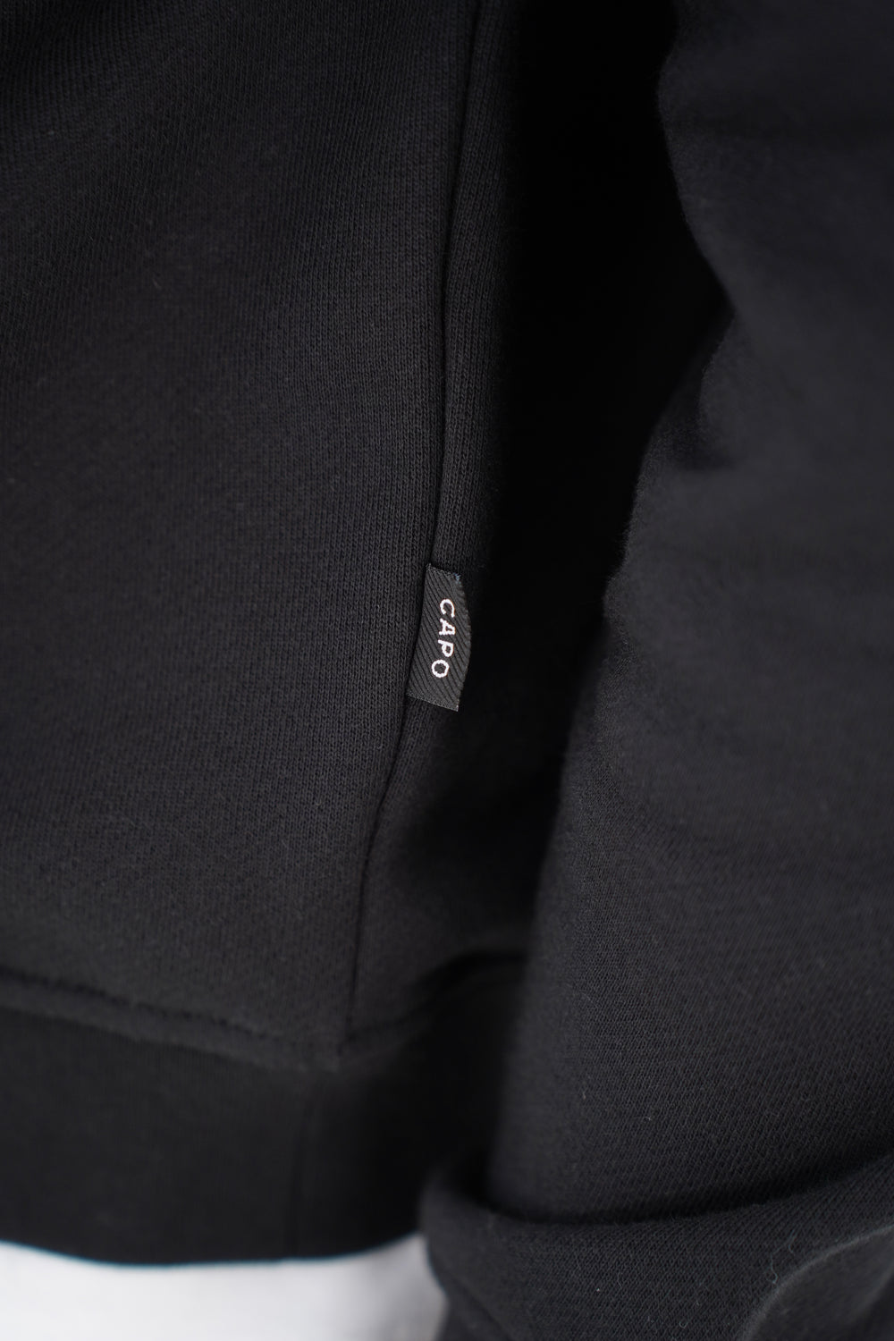 Capo Heavyweight Crew Neck Sweater - Black