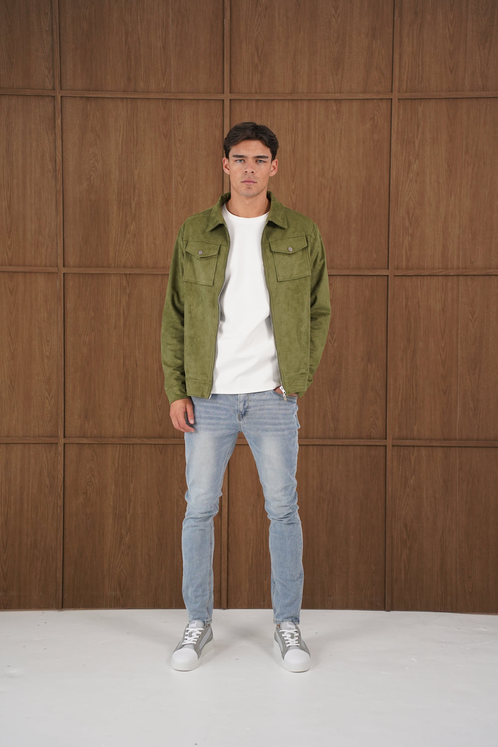 Capo SUEDE Jacket - Olive