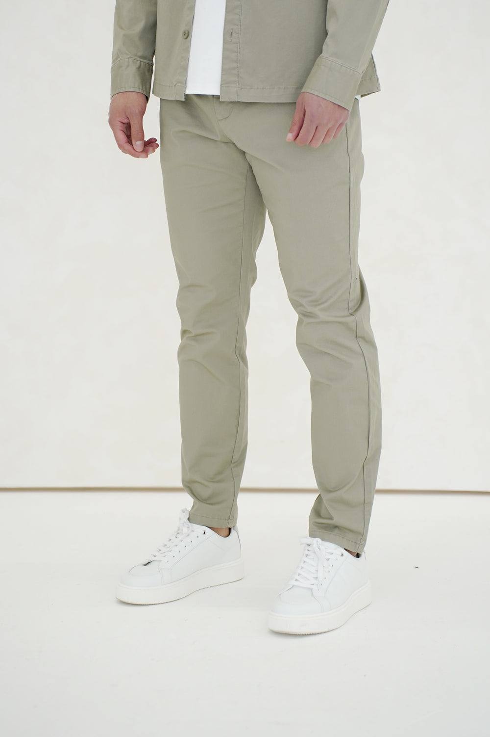 Capo Chino Side Adjuster Pant - Olive